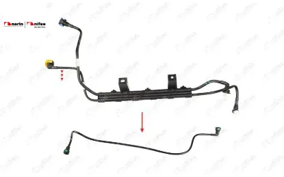 Yakit Borusu Braket Hariç 500l 1.3 D Multijet 12-14 Nifea  52065398/ 51884815  FIAT 13936 resmi