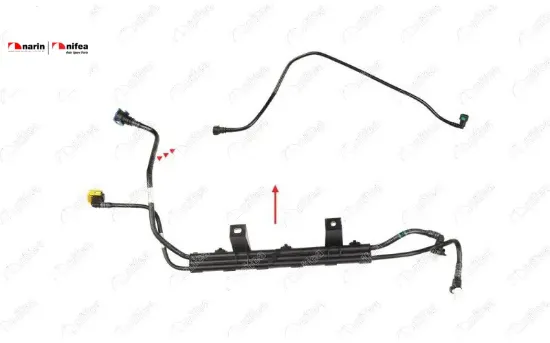 Yakit Borusu Braket Hariç 500l 1.3 D Multijet 12-14 Nifea  52065398/ 51884815  FIAT 13937 resmi