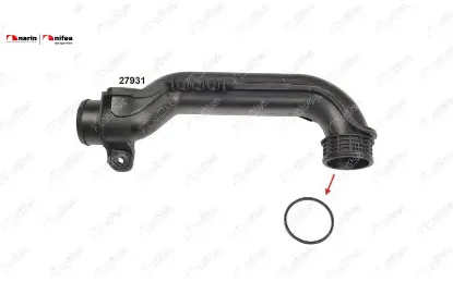 Turbo Borusu Contasi A3 Nifea  3C0145770E  VOLKSWAGEN, SKODA, SEAT, AUDI 27981 resmi