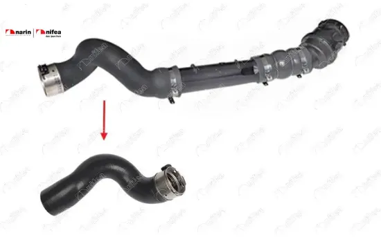 Turbo Hortumu Plastik Boru Hariç Citan Nifea  4150900437/ 6070900637  RENAULT, MERCEDES-BENZ 11774 resmi