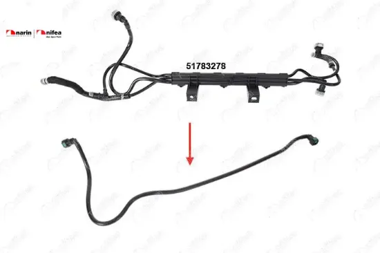 Yakit Borusu Braket Hariç Doblo 1.3 Multijet resmi