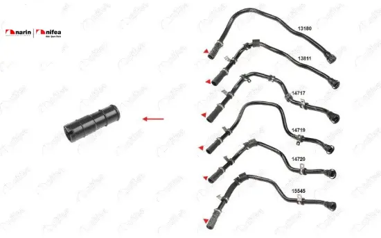 Yağ Buhar Borusu Hortumu Plastik Boru Hariç Doblo Grande Punto 05-10 resmi