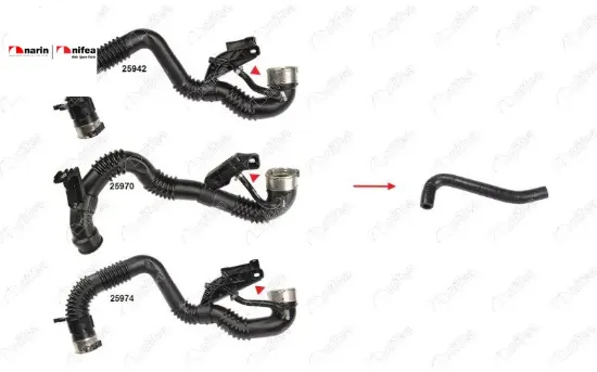 Turbo Borusu Hortumu Plastik Boru Hariç X-trail resmi