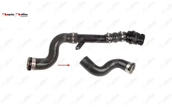 Turbo Hortumu Plastik Boru Hariç Ok İle Gösterilen Büyük Hortum Megane Iii Scenic 1.5dci 09-15 resmi