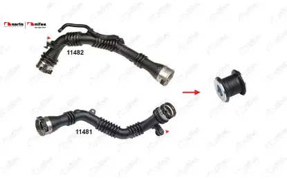 Kauçuk Parça Fluence Nifea  144602899R  RENAULT 11488 resmi
