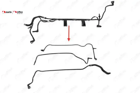 Yakit Borusu Braket Hariç Doblo 1.3 Jtd 04>06 Nifea  51743941  FIAT 15082 resmi