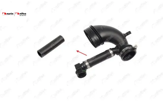 Turbo Borusu Hortumu Plastik Boru Hariç Fiesta Fusion 1.6 Tdci resmi