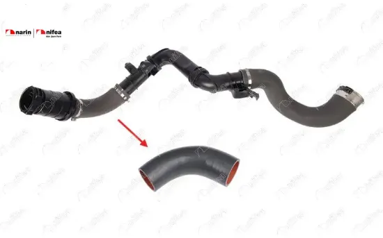 Turbo Hortumu Plastik Boru Hariç Talento Nv300 Vivaro B Trafic Iii 1.6 D -cdti-dci 14> resmi