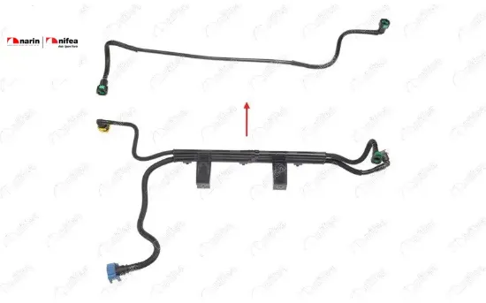 Yakit Borusu Braket Hariç Egea 1.3d 2015/ 16 Nifea  51983376  FIAT 13182 resmi