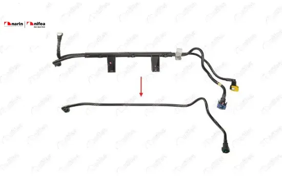 Yakit Borusu Braket Hariç Fiorino Qubo V700 1.3 Jtd Multijet 07> Nifea  52086575/ 52025261  RAM, FIAT 15557 resmi