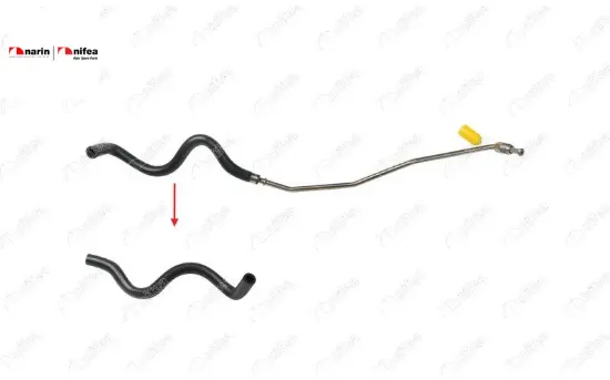 Basinç Kaptörü Hortumu Metal Boru Hariçmegane Iii Scenic Iii 1.5 Dci 08> resmi