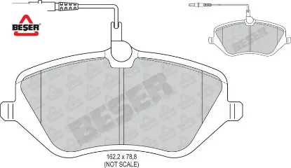 Ön Fren Balatasi 407 1.6 1.8 2.0 16v 1.9d 04-> resmi