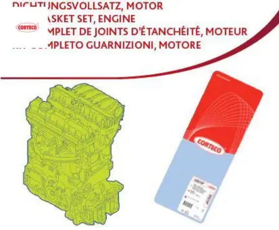 Takim Conta Alt 85.00mm  Partner 2.0hdi Corteco 430438P resmi
