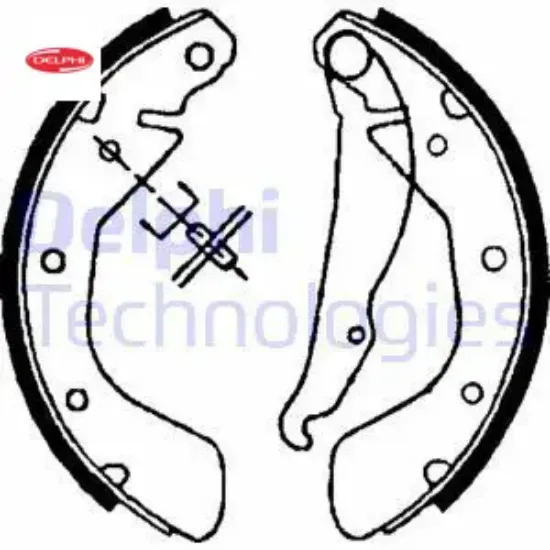 Fren Balatasi Pabuçlu Arka   Astra F-corsa B/c  92-98 resmi