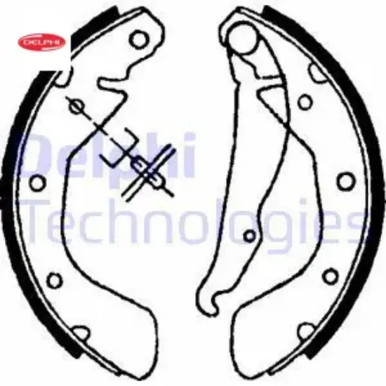 Fren Balatasi Pabuçlu Arka   Astra F-corsa C-vectra A 92-> resmi