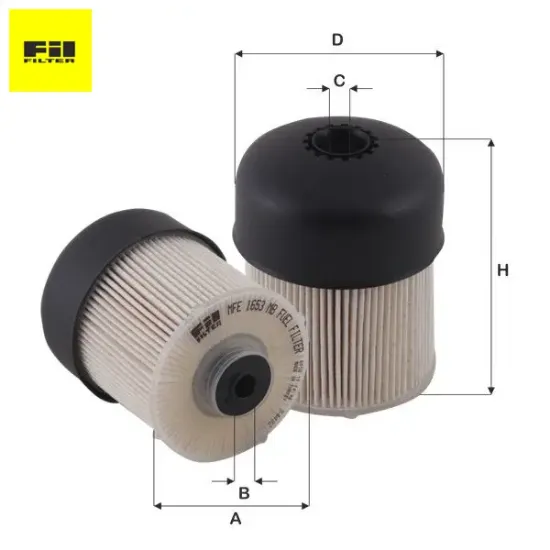 Mazot Filtresi Citan-captur-clio Iv-duster 1.5dci Fil Filter  164037803R/ PU9011ZKIT/ C826   MFE1653MB resmi