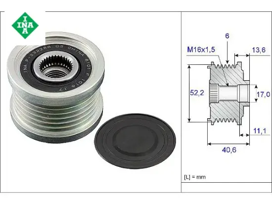Alternatör Kasnaği Rulmanli 2.0 Primera-x Trail resmi