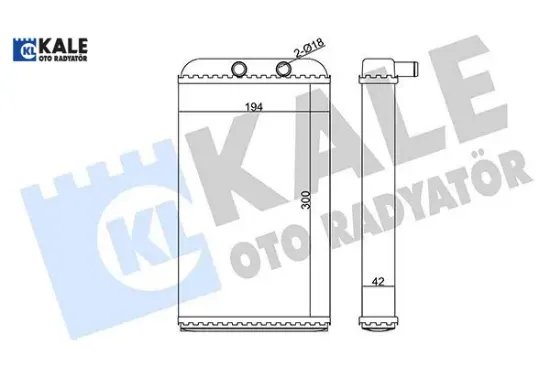 Kalorifer Radyatörü Boxer I-ii- Ducato (99-06) 6448.H8/ 46722710/ 73986/ 8123 resmi