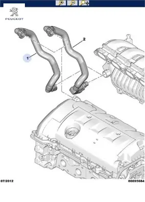 Yağ Hortumu Peugeot 1192.AZ resmi