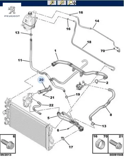 Devirdaim Hortumu Boxer-transit V347 2.2hdi 06->/ resmi