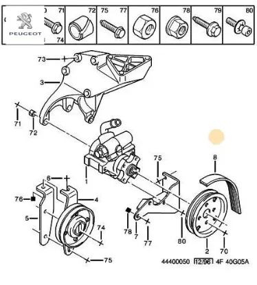 Alternatör Kayişi 6 Pk 1012  Boxer Dj5/ted resmi