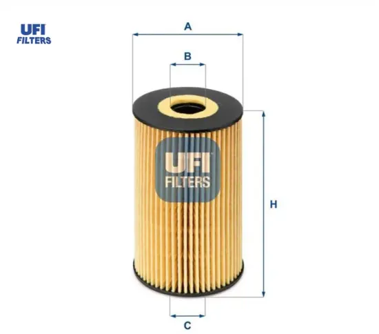 Yağ Filtresi Transporter T5,t6 Ufi  03L115562   UFI-25.106.00 resmi