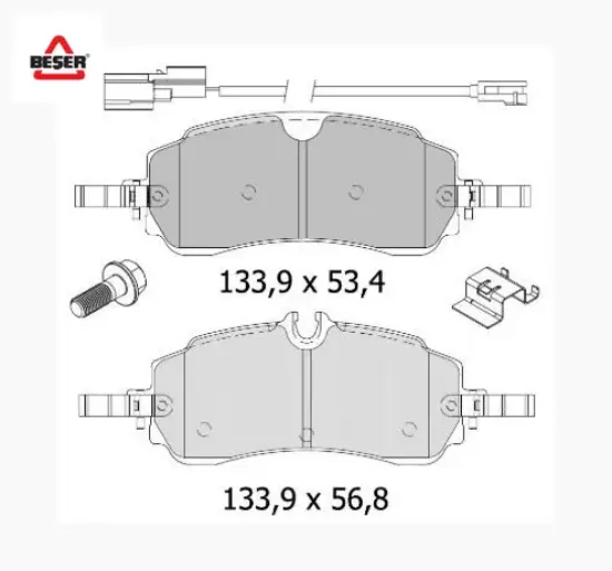 Arka Disk Balatasi Custom Transit  V710e 2023> Wva 27067 27068 Beşer  KTPZ312M008AB/ 2712621   4471 resmi