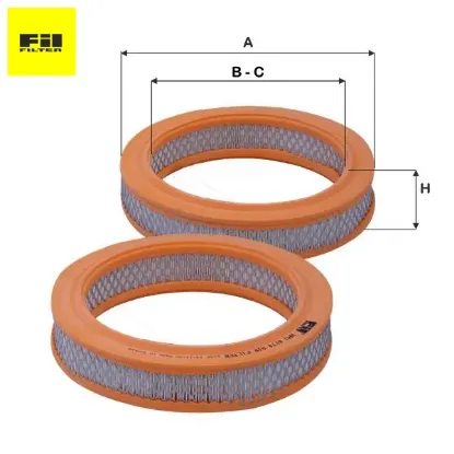Hava Filtresi M-131-doğan Slx Fil Filter  7721380   HPU4174 resmi