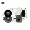 Alternatör Rulmani Kütüklü Doblo-fiorino-palio 46819146/ 51821652 resmi