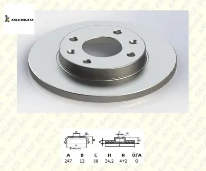 Ön Fren Disk Aynasi Soğutmasız  206-306-xsara resmi