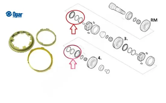 Senkromenç Ducato-jest-egea Opar  55253810 / 2210048AA   55253810 resmi