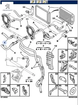 Su Hortumu Peugeot 6466.JJ resmi