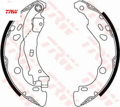 Arka Fren Balatasi Pabuçlu 1007 C2 1.4hdi resmi
