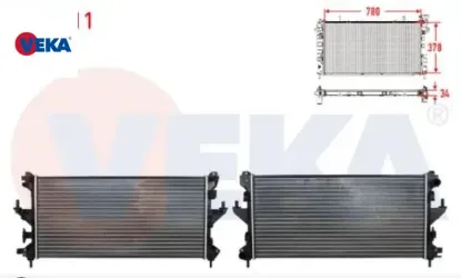 Radyatör (bağlantısı Kalın Tip)  Ducato-boxer Iii-jumper  2006-2014 resmi