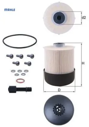 Mazot Filtresi Citan-captur-clio Iv-duster 1.5dci Mahle  164037803R/ PU9011ZKIT/ C826   KX338/26D resmi