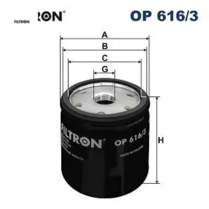 Yağ Filtresi Golf Vii-polo V-a3-octavia 1.2 Tsi-1.4 Tsi 12> resmi