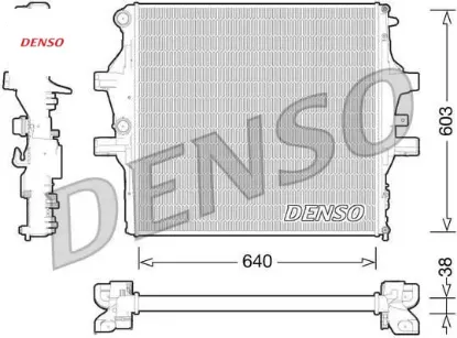 Radyatör Daily V 11>14 Denso  5801255814   DRM12009 resmi