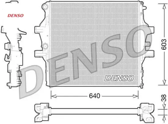 Radyatör Daily V 11>14 Denso  5801255814   DRM12009 resmi