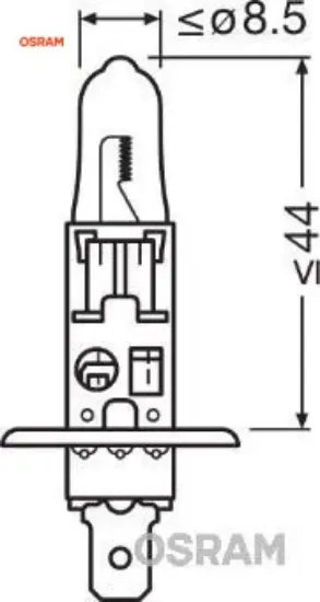 Ampul 24v H1 70w Osram  OSRAM64155 resmi