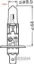 Ampul 24v H1 70w Osram  OSRAM64155 resmi
