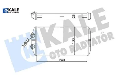 Kalorifer Radyatörü   301-c-elysee  1.6 Hdi Kale Radyatör  1609171580  PEUGEOT, CITROEN 352870 resmi