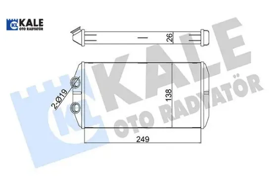 Kalorifer Radyatörü   301-c-elysee  1.6 Hdi Kale Radyatör  1609171580  PEUGEOT, CITROEN 352870 resmi