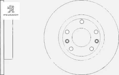 Arka Fren Disk Aynasi   308 Peugeot  1609582880   PEUGEOT, OPEL, CITROEN, DS 1609582880 resmi