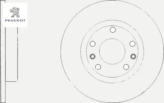 Arka Fren Disk Aynasi   308 Peugeot  1609582880   PEUGEOT, OPEL, CITROEN, DS 1609582880 resmi