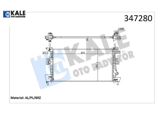 Motor Su Radyatoru Focus Iii C Max 11>1.6ti Vct 1.6 Zetec Efi BV618005AD/ 1705805/ 1727475 resmi