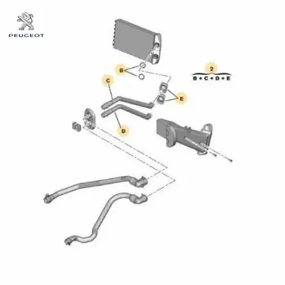 Kalorfier Boru Tk Peugeot  1609171480   1609171480 resmi