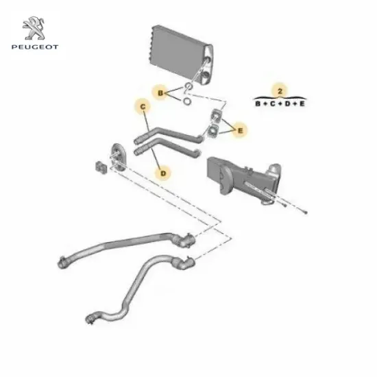 Kalorfier Boru Tk Peugeot  1609171480   1609171480 resmi
