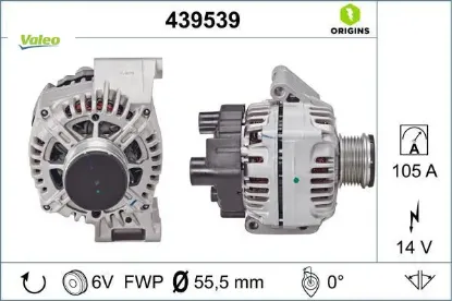 Alternatör Fiat Linea-doblo-fiorino-astra H  1.3 resmi
