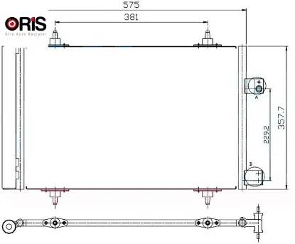 Klima Radyatörü 407-508-c5 Iii 08-> Dw10bted4 6455.HV/ 6455.JB/ 9683011280/  resmi