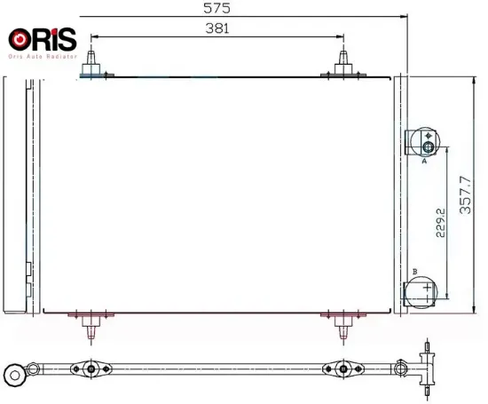 Klima Radyatörü 407-508-c5 Iii 08-> Dw10bted4 6455.HV/ 6455.JB/ 9683011280/  resmi